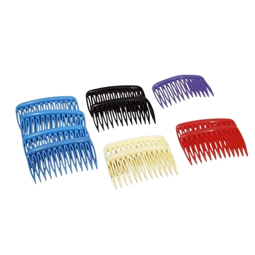 VTG GOODY SIDE HAIR COMBS LOT Of 11 TINY MINI MINIATURE MADE IN USA RAINBOW